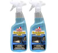 Mafra, Glass Cleaner Plus, Nettoyant pour vitres de voiture, Enlève la saleté tenace des vitres, des pare-brise, des lunettes arrière et des écrans de navigation, Sans ammoniaque, 750 ml (Lot de 2)