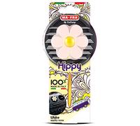 Ma-FRA, Hippy Heaven's Door, Parfum de Voiture, Rafraîchisseur d'air de Voiture avec Design de Fleur en Caoutchouc, Couleur Blanche, Parfum Doux et Sucré Jusqu'à 6 Semaines, 1 unité