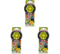 Mafra, Hippy Nature Trip, Parfum de Voiture, Rafraîchisseur d'air de Voiture avec Design de Fleur en Caoutchouc, Couleur Blanche, Parfum Fleuri Délicat Jusqu'à 6 Semaines, 1 unité (Lot de 3)