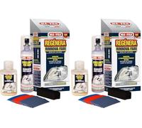 Mafra, Kit de régénération des phares, composé de 16 papiers abrasifs, d'un Polish et d'un Spray d'étanchéité, restaure l'aspect d'origine des phares et améliore l'efficacité de l'éclairage.