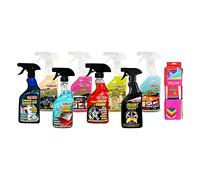 Mafra Lot de 7 chiffons en microfibre 3 en 1 pour traitement 3 en 1 en plastique nettoyant pour jantes en caoutchouc, traitement peau 3 en 1, retombées, fast cleaner plus lot de 7 chiffons en