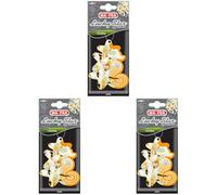 Mafra, Lucky Star Vanilla, Nettoyeur d'intérieur de Voiture et de Petits Espaces, Parfum Vanille, Design innovant D'hippocampe, Parfum Réglable et Durable, Facile à Accrocher au Miroir, 1 unité