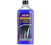 Mafra, Nerissimo, Noir Liquide concentré pour pneus à Haut Pouvoir Couvrant, protège, ravive et préserve la Couleur des pneus sans graissage, Format 1000 ML
