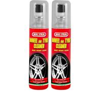 Mafra Nettoyant pour Roues et Pneus, Spray 150 ML Nettoyant 2 en 1 idéal pour Dégraisser, Nettoyer et Rénover Les Roues en Alliage et Les Pneus de Voiture en Quelques étapes Faciles, (Lot de 2)