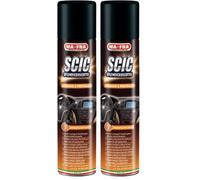 Mafra, Scic Orange Dashboard Spray, Renouvelle et Protège Les Plastiques du Tableau de Bord, Prévient L'accumulation de Poussière et Les Fissures, Effet Moyennement Brillant, 600ml (Lot de 2)