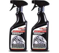 Mafra, Splendorlega, Nettoyant pour Jantes de Voitures en Alliage et en Magnésium, Dissout et élimine Les Résidus Ferreux, Préserve Les Jantes sans Risque de Corrosion ou D'abrasion, 500ml (Lot de 2)