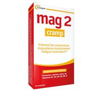 MAG 2 Cramp à base de magnésium marin, calcium, fer, potassium, cuivre - complément alimentaire 30 comprimés comprimé(s) pc(s)