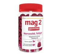 Mag 2 Gommes Nervosité Fatigue Framboise 45 Gummies - Pot 45 gommes