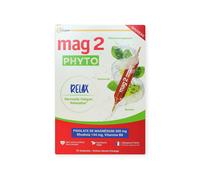 Cooper Tire - Complément alimentaire Mag2 Phyto Relax 300 mg Magnésium B6 Rhodiola 30 ampoules