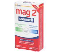 MAG 2 Sommeil Magnésium Marin 300mg Mélatonine 1,9mg 30 comprimés