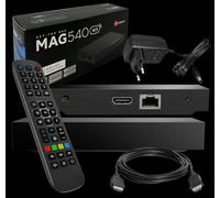 MAG 540w3 IPTV Set Top Box 1 Go RAM 4K HEVC H 265 Support Linux Wi-Fi intégré
