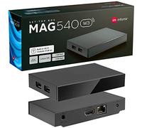MAG 540w3 Original Infomir & hb-digital Set Top Box 4K Lecteur multimédia Récepteur TV Internet UHD 60FPS 2160p@60 FPS HDMI 2.1 Support 4K et HEVC USB3.0 Arm Cortex-A35 + câble HDMI