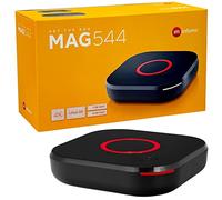 MAG 544 Original Infomir & hb-digital Set Top Box 4K Lecteur multimédia Récepteur TV Internet UHD 60FPS 2160p@60 FPS HDMI 2.1 Support 4K et HEVC USB3.0 4X Arm Cortex-A35 + câble HDMI