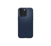 Coque pour iPhone 15 Pro Max - Spigen Mag Armor MagFit - Bleu Marine