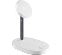 Mag Duo Station De Charge Sans Fil Magnétique 2en1 Avec Certification Qi2,Jusqu¿À 15w Pour Smartphones Et Écouteurs,Adaptateur Magnétique Inclus