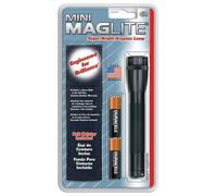 Maglite Lampe de poche compacte Mini M2A – 2 piles AA – 14 cm – Noir