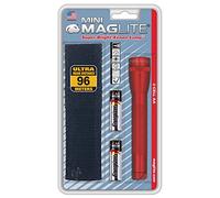 Mag-Lite M2A03H Mini-Mag Lampe de Poche Métal Rouge 14,5 cm