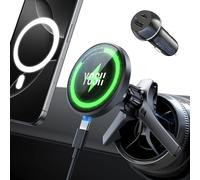 Mag-Safe Support Telephone Voiture Induction, pour évent Rond