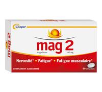 Mag2 100mg Magnésium 60 Comprimés