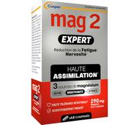 Mag2 Expert Magnésium Bisglycinate Citrate & Oxyde À Haute Assimilation 45 Comprimés