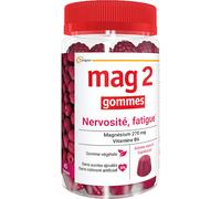 MAG 2 Gommes framboise à base de magnésium et vitamine B6 - complément alimentaire - 45 gummies Comprimé(S) pc(s)