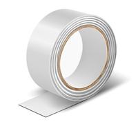 Mag246 Barre murale magnétique autocollante en tôle d'acier comme base adhésive pour aimants I 25,4 mm de large 1 m de long I Barre magnétique I Facile à découper I pour aimants I mag246