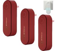 Magair Air Purifier, Magair Air Purifier Plug In, Portable Anion for Home, Remove Smell, Pollutants, Smoke, Suitable for Bedrooms, Pet Room (Red,3PCS)