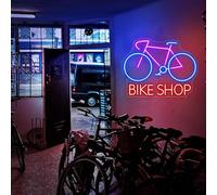 Magasin de bicyclettes led signal de néon pour la décoration de la murale USB Luminosité réglable Sojourn Bar Pub Club Réunions Art Décorazione della murale