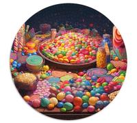 Magasin de Bonbons Puzzles Jeu De Société Adulte Activités Familiales Stimulantes 1000 Pieces Fairy Tales Casse-tête Puzzle De Qualité Supérieure pour Adultes 1000pcs (67.5x67.5cm)