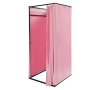 Magasin de vêtements Cabine de vestiaire autoportant, vestiaire portable utilisé, protection de la vie privée temporaire carrée utilisée pour le bureau, centre commercial, boutique, 85 x 85 x 200 cm