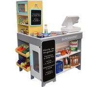 Magasin en bois supermarket avec 40 accessoires G