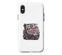 Magasin général de Kattegat Viking Norse Village Harbour Coque pour iPhone X/XS