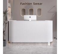 Magasin Salon Réception Comptoir Caisse Magasin Blanc 200*60cm