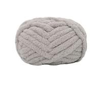 MAGAUSVZVK Fil Chenille épais for couvertures tricotées à la Main, Fil Super Doux for Grandes couvertures (Macaron mélangé)(Gris)