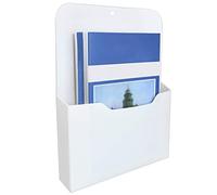 Magazine Holder File Rack Wall-Mounted File Shelf Modern Magnetic Paper Rack Office File Holder Letter Mail Storage Bag Student Dormitory Stationery Rack Magazine File Holder