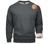 MAGCOMSEN Sweat-shirt d'hiver en polaire pour homme - Pull de sport chaud à manches longues avec col rond