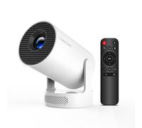 MAGCUBIC HY300Pro+ Mini projecteur 4K, WiFi 6 et Bluetooth 5.4, 290 ANSI, haut-parleur 5W, correction verticale automatique, portable et rotatif à 180°
