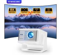 Magcubic HY350Max 900ANSI Android 14 projecteur de mise au point automatique prise en charge 8K natif 1080P avec Wifi6 BT5.4 16G Allwinner H726 Portable HY350Max