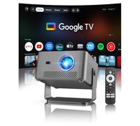 Magcubic Videoprojecteur 4K avec Google TV Stick, Projecteur Video 1080P Natif 800 ANSI avec WiFi, BT, Mise Au Point Automatique Correction Trapézoïdale, Haut-Parleur 15W, Retroprojecteur HY450GT