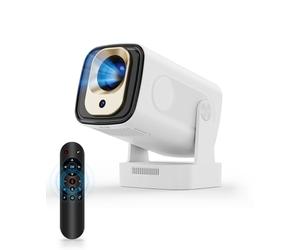 Magcubic Vidéoprojecteur 4K, Mini Projecteur Portable Rétroprojecteur avec WiFi6 BT5.4, Rotation 180° Projecteur Video Cinéma Maison Mise au Point Automatique, Remote Air Mouse, vocale