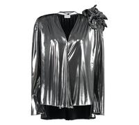 Magda Butrym, Femme, Blouses et Chemises, Gris, Taille: 36 FR Hauts