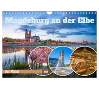 Magdeburg an der Elbe - Der Planer (Wandkalender 2026 DIN A4 quer), CALVENDO Monatskalender: Die schönsten Seiten der alten Kaiserstadt mit über 1200-jähriger Geschichte.