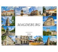 Magdeburg Impressionen (Wandkalender 2026 DIN A4 quer), CALVENDO Monatskalender: Zu Besuch in der Hauptstadt von Sachsen-Anhalt