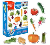 Magdum 25 Pièces LéGUME Aimant - Magnet Frigo - Animaux Magnétique - Jeu Aimanté pour Enfant
