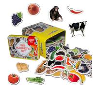 magdum 85 Magnet Enfant 3 Ans dans Une boîte Cadeau - Animaux Jeux Aimanté - Magnet Frigo Jouet