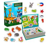 magdum Magnet frigo enfant Animaux jeu d'aimants de conte fées - 71 Grande jouet Aimant educatif Emants magnetique tableau blanc Multicolore