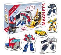 magdum Transformers Jouets Temps des héros,20 Grande Magnet Frigo Enfant,Aimant Frigo Bebe,Jouet Enfant 3 Ans,Jeu Magnetique,Jeu Educatif 3 Ans,Magnets Jouets,Frigo Enfant Jouet Multicolore