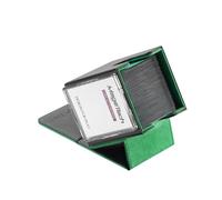 Mage Tech Adventurer [Hero] Boîte de deck modulaire - convient pour 99 cartes à double pochette - Support Avatar inclus - Ultra-robuste, extensible - MTG Commander/EDH & plus - Noir/Vert