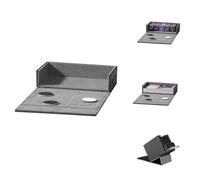 Mage Tech Pocket Dice Box (Module Adventurer) - Compteur de vie intégré - Contient 15 dés de comptage (15 mm) ou 30+ cartes sans pochette - Se range dans Adventurer (2. Artifact (Noir/Gris))