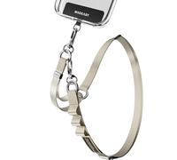 MAGEASY Bandoulière universelle 2 en 1 pour téléphone portable avec porte-clés intégré, languette d'attache de téléphone, anti-chute et antivol pour activités quotidiennes et de plein air